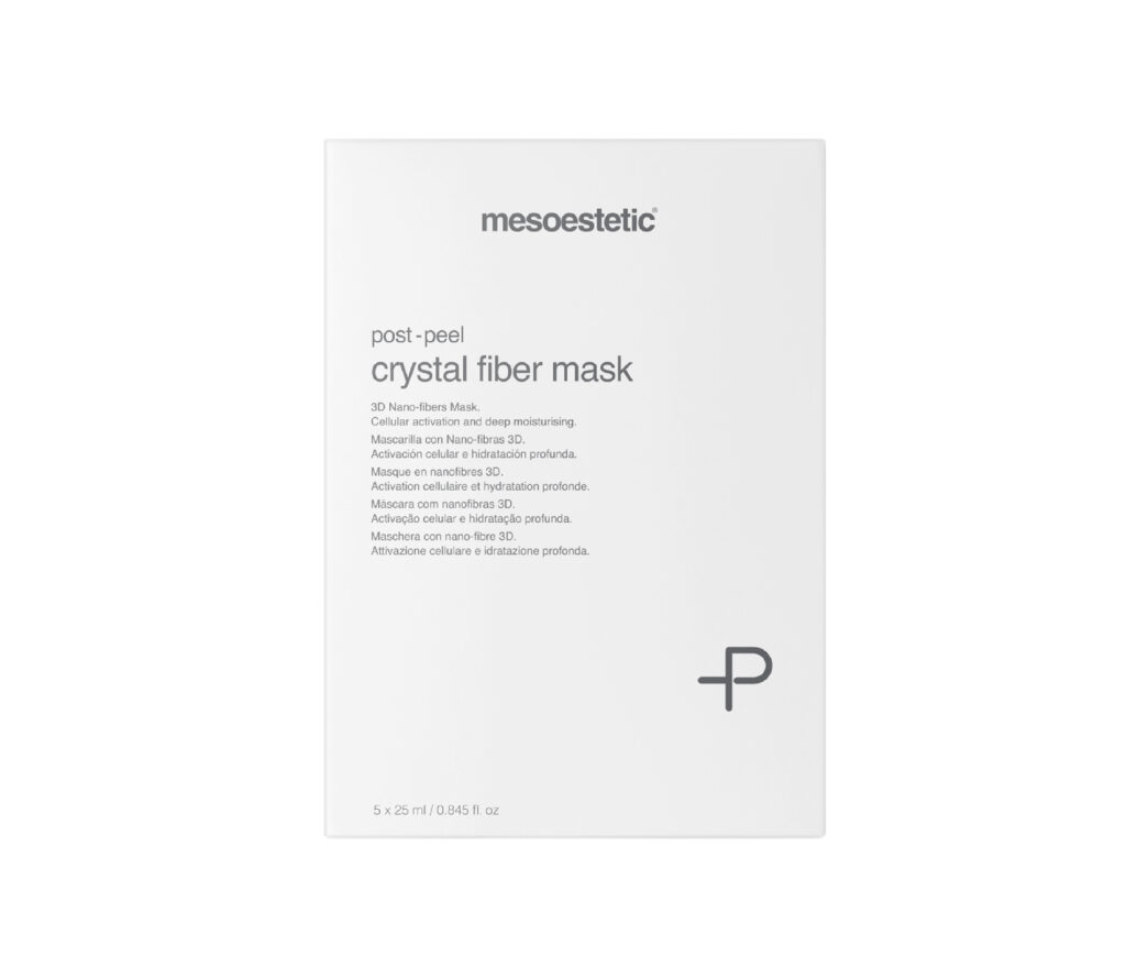 Post-peel Crystal fiber mask atjaunojoša kristālšķiedru maska sejai, 5 gab.