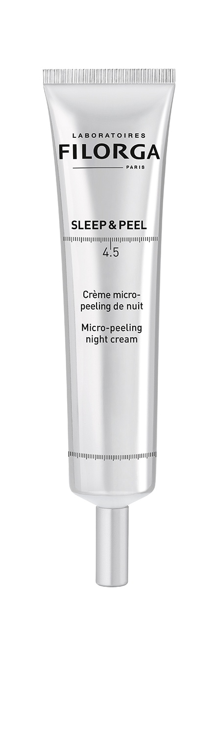 FILORGA SLEEP & PEEL 4.5 nakts krēms sejai ar pīlinga efektu, 40 ml